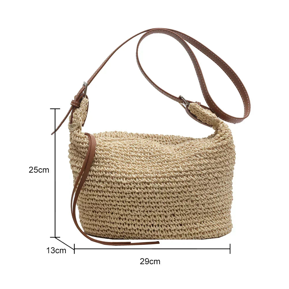 Arnljot | Structured Shoulder Bag in Woven Style