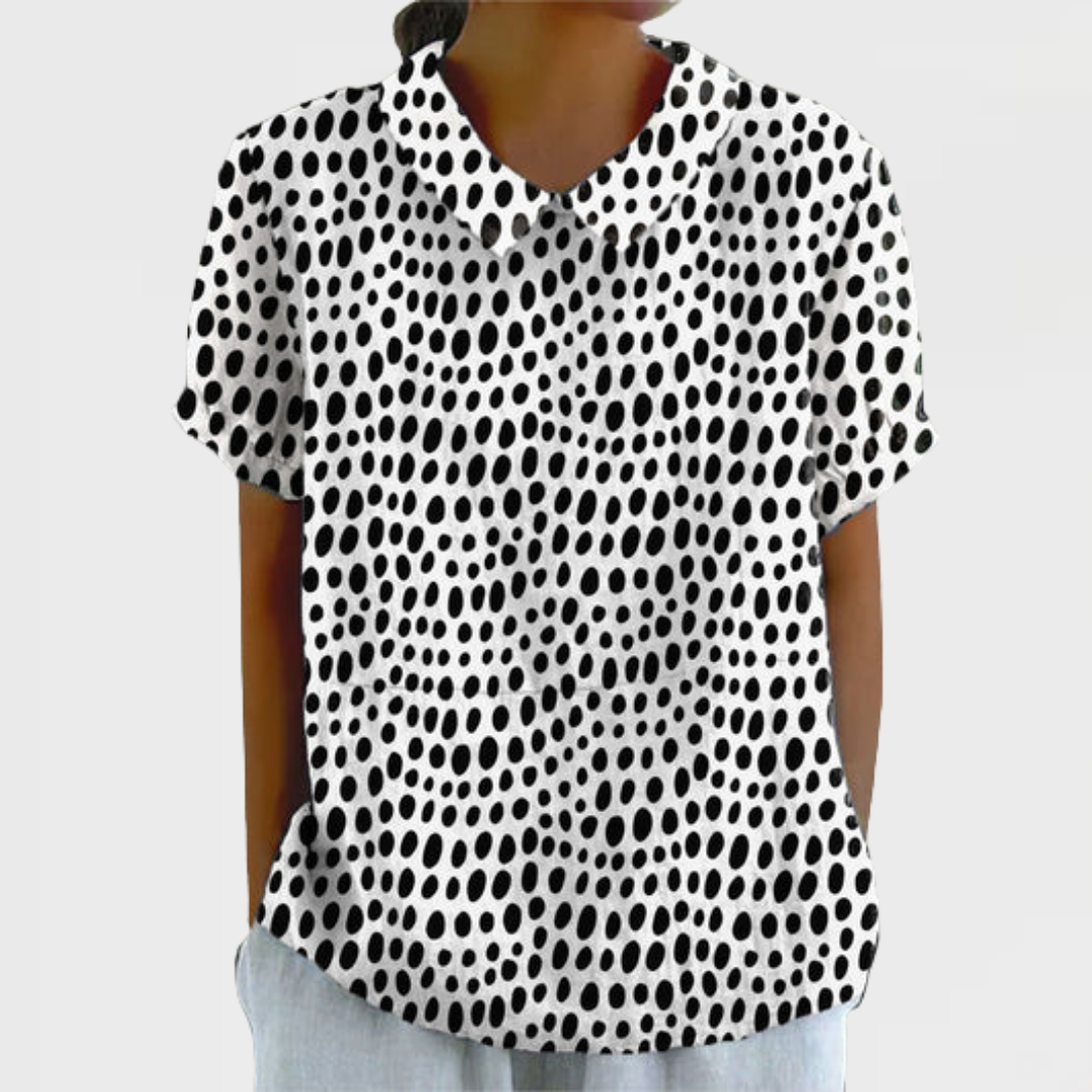 Delia | Polka Dot Blouse