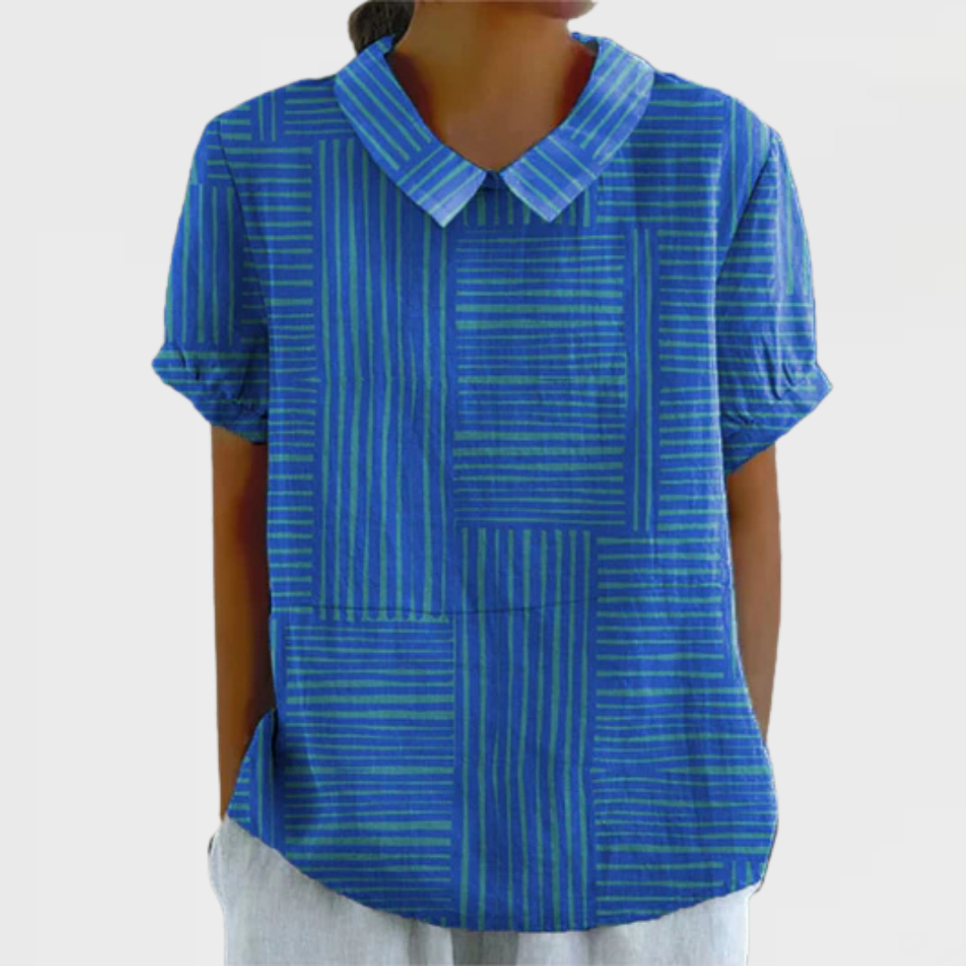 Liv | Modern Stripe Blouse