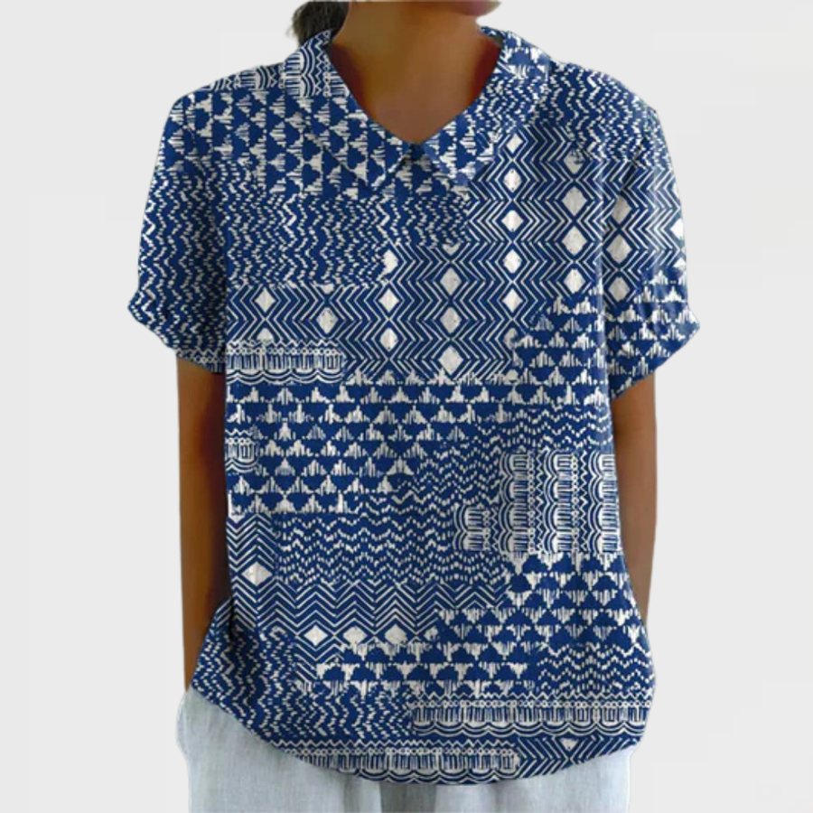 Zarah | Tribal Print Blouse