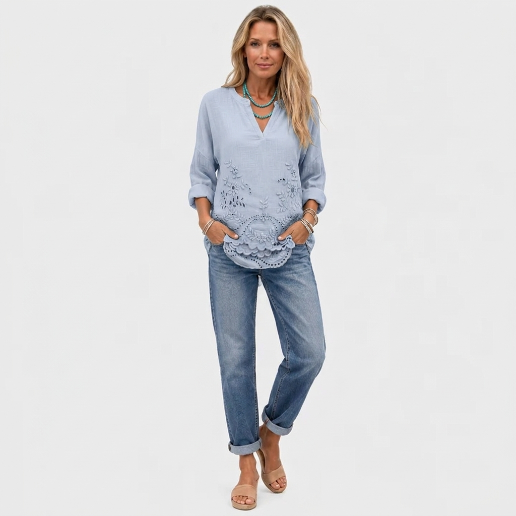 Viva | Chic Printed Blouse