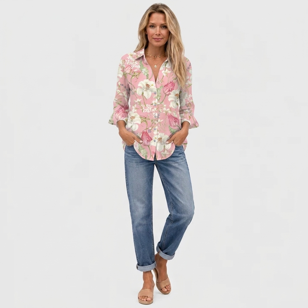 Frances | Elegant Bloom Blouse