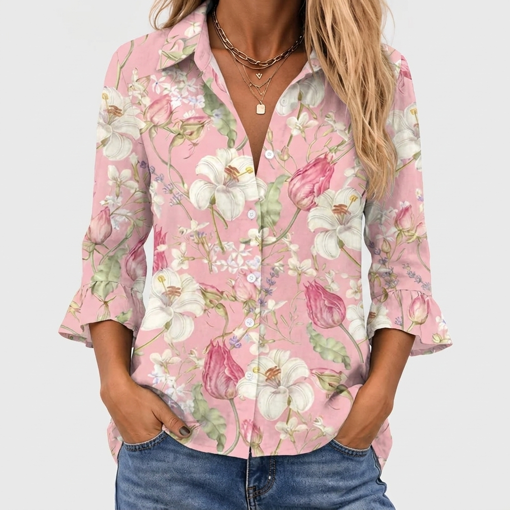 Frances | Elegant Bloom Blouse