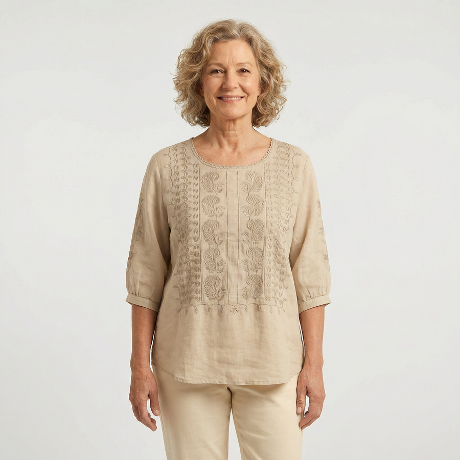 Celine Embroidered Blouse
