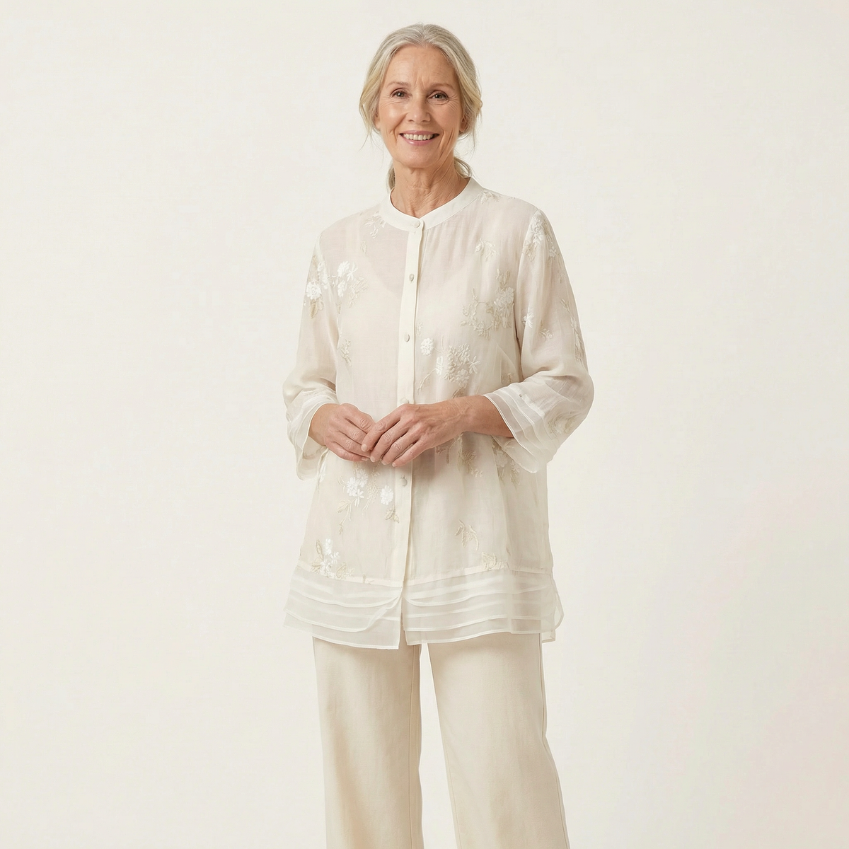 Mila Embroidered Top