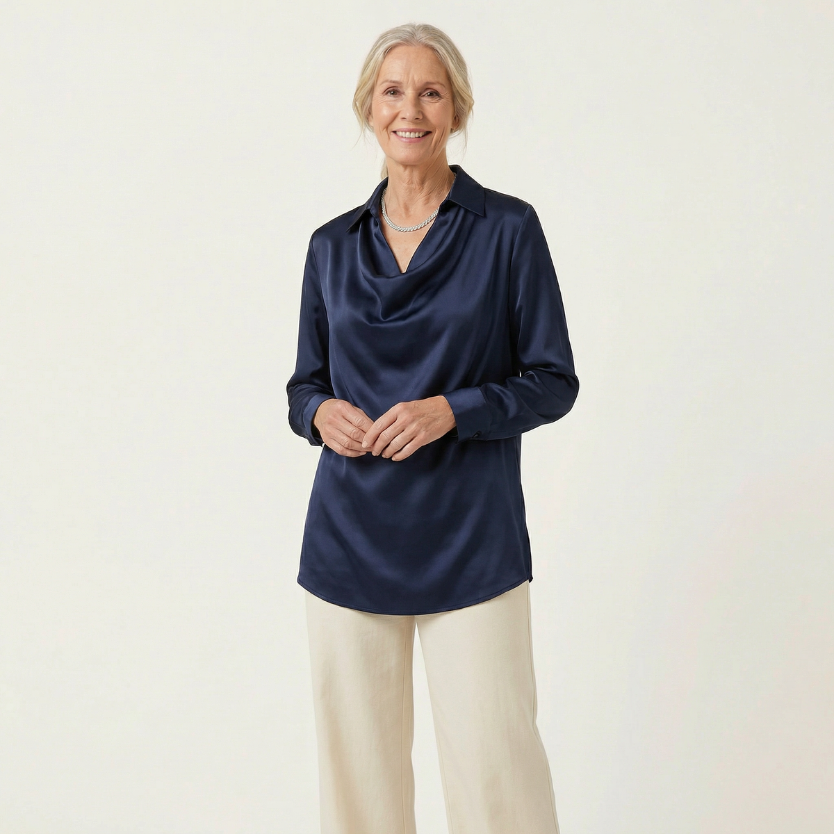 Luna Draped Blouse