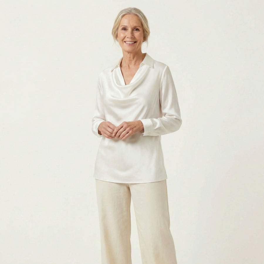Luna Draped Blouse