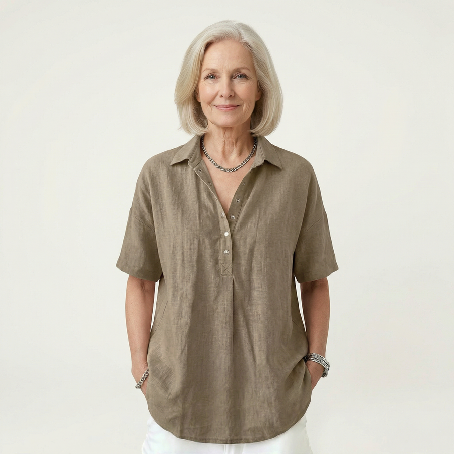 Noelle Collared Blouse