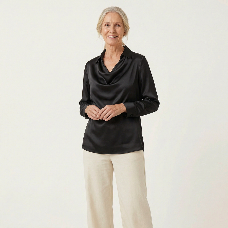 Luna Draped Blouse