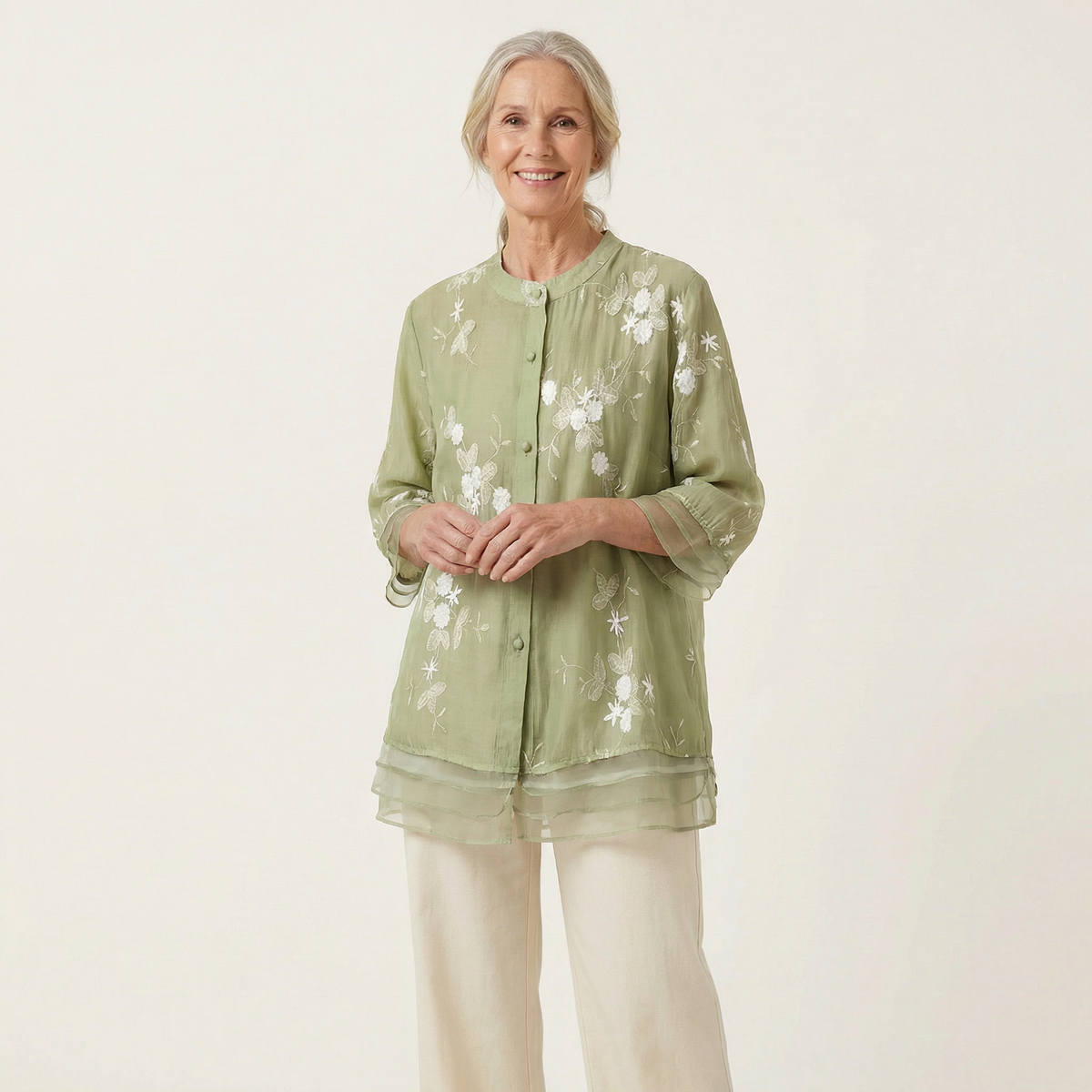 Mila Embroidered Top