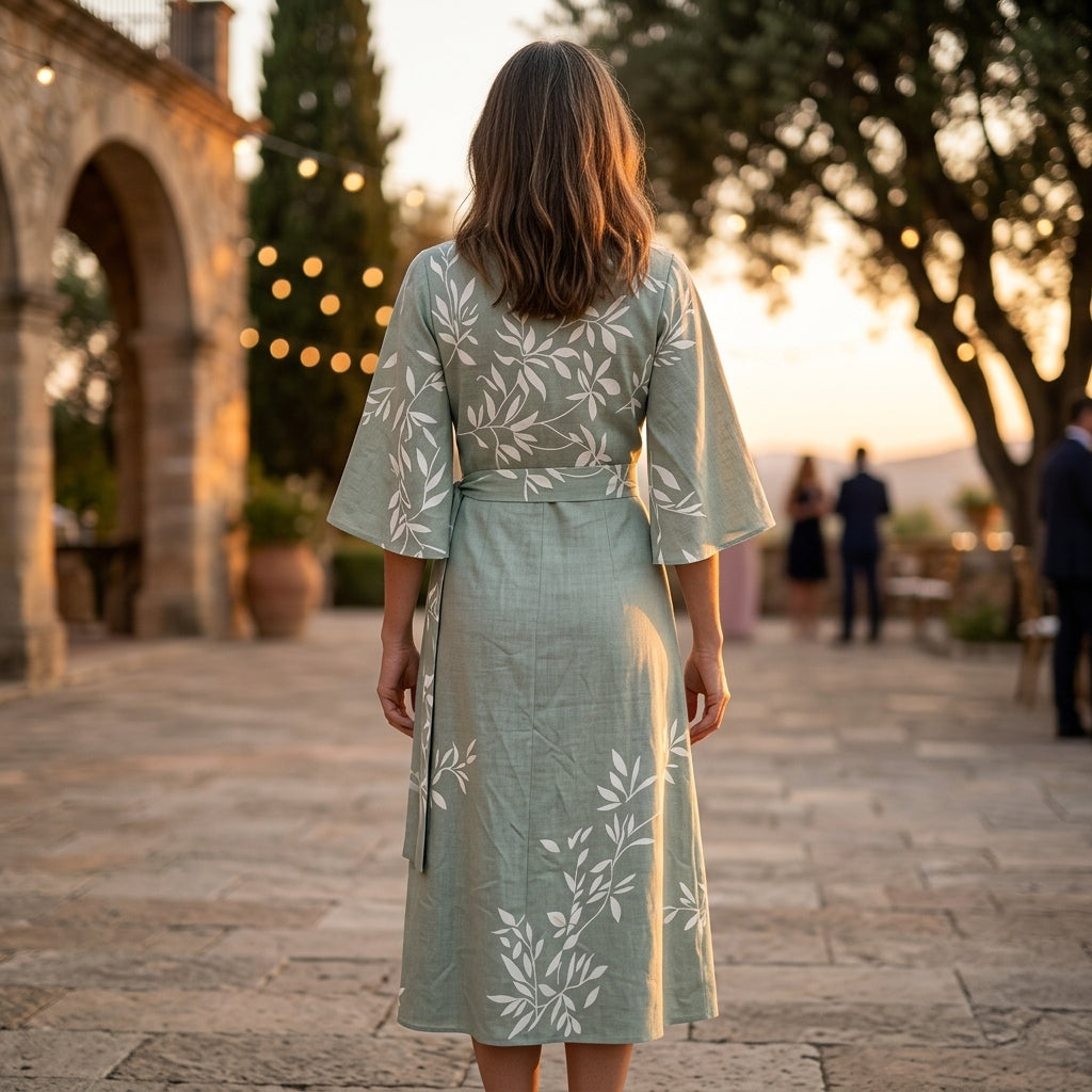 Eden - High Waist Floral Dress