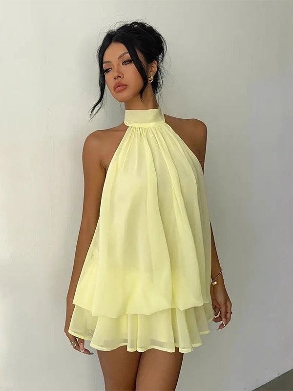 Plume | Mini Lightweight Floating Dress with Layers