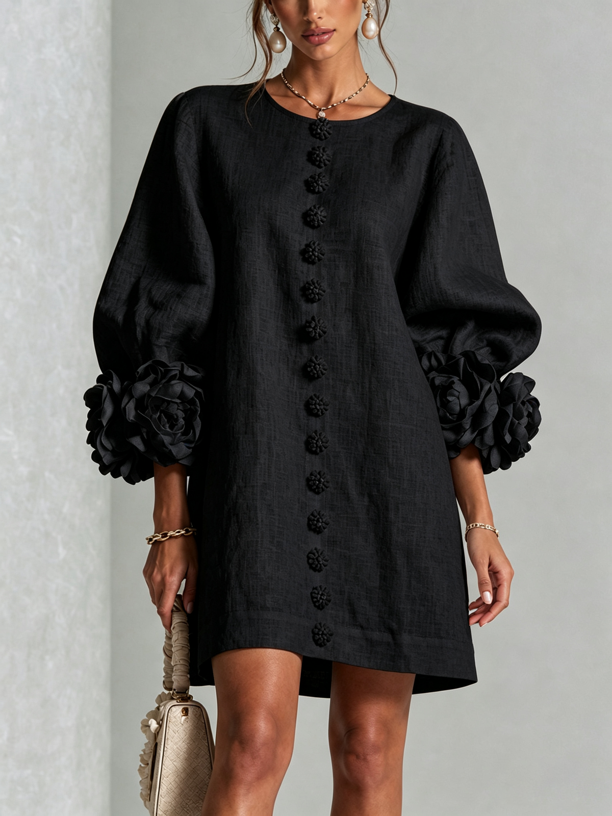 Rosalie - Button-Down Mini Dress