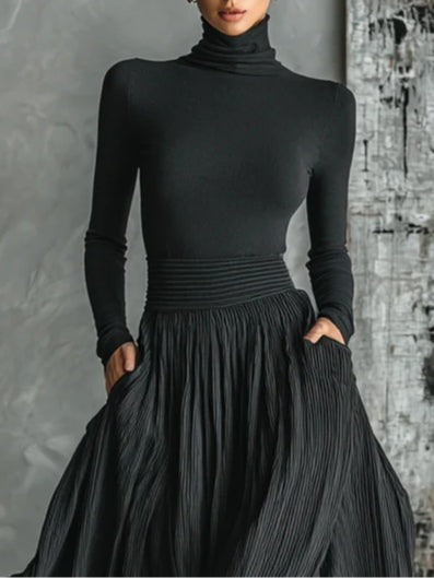 Eva | Elegant Set with Pleated Skirt