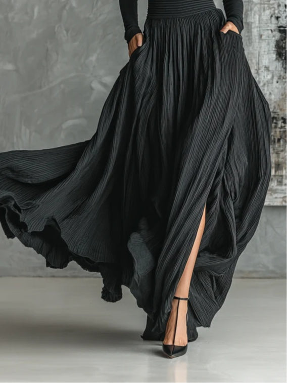 Eva | Elegant Set with Pleated Skirt