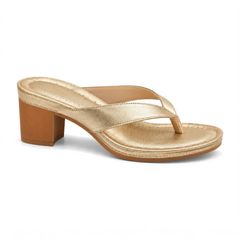 Zoe | Cushioned Toe-Post Heeled Sandals