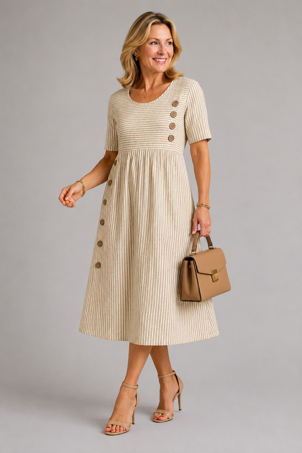 Sofia Striped Dress