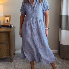Women’s Dress | Striped Button-Up