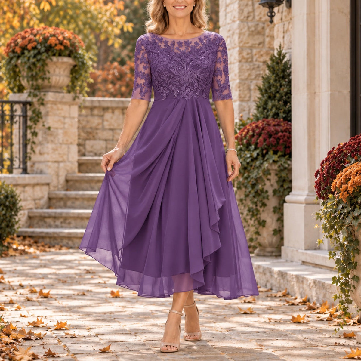 Giselle - Draped Midi Dress