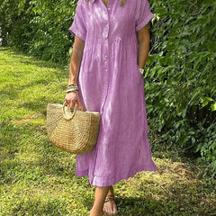 Women’s Dress | Striped Button-Up
