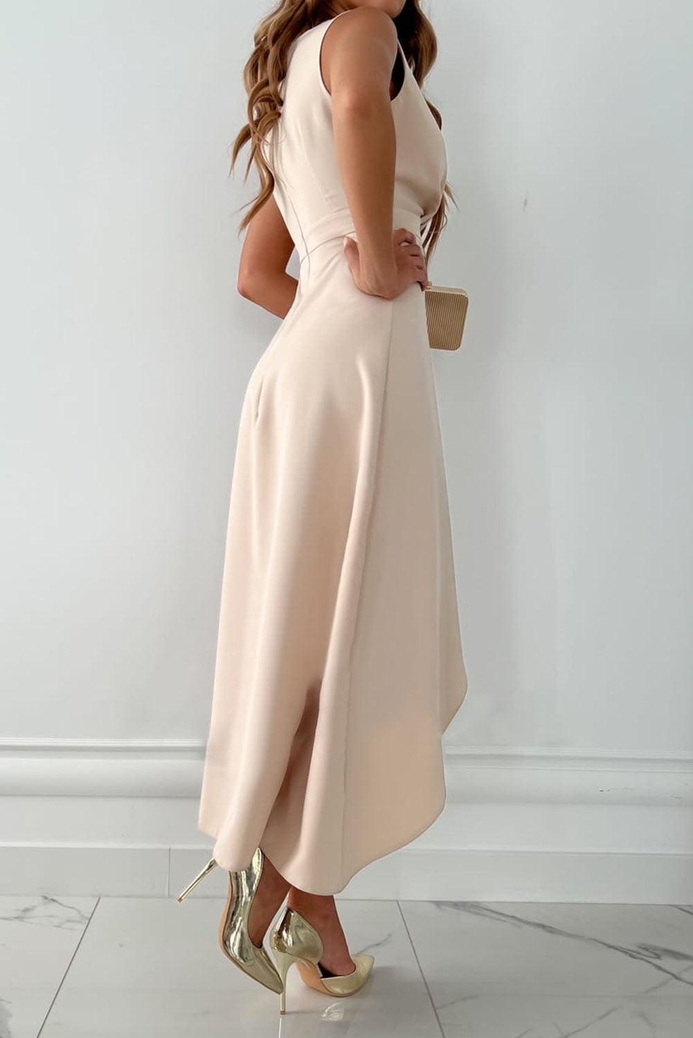 Ivy & Grace™ | Midi Wrap Dress with V-Neck