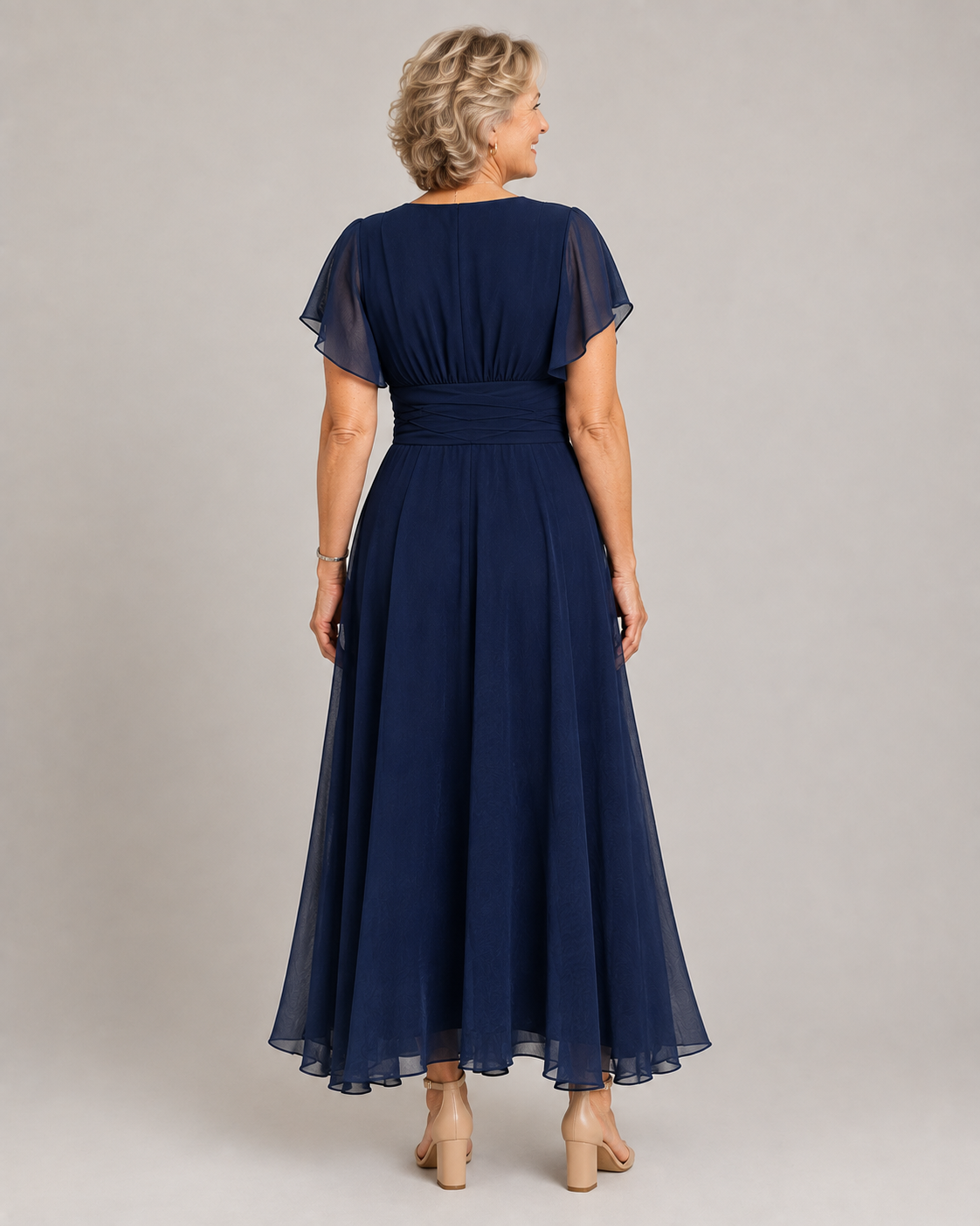 Yasmin™ V-Neck A-Line Dress