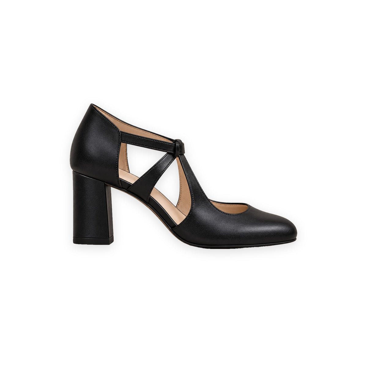 Alice | Crossover Strap Block Heels