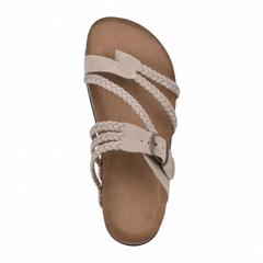 Aurora | Braided Sandals with Contoured Footbed