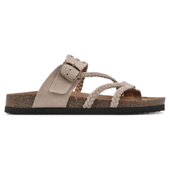 Aurora | Braided Sandals with Contoured Footbed