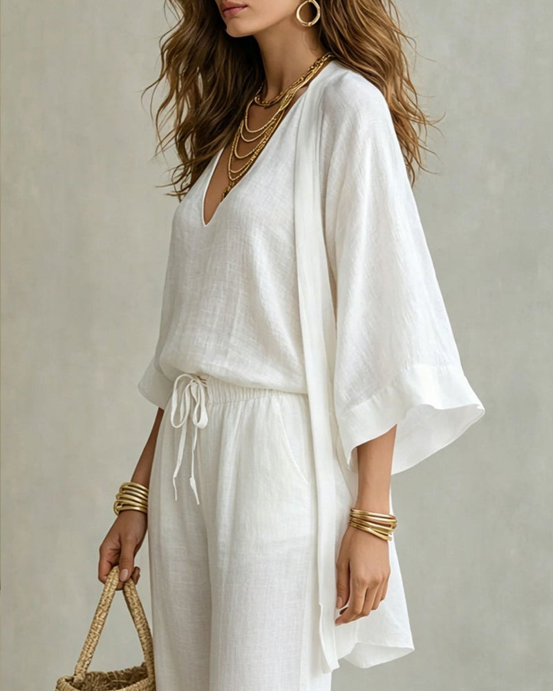 Soft Loose Fit Vest Pants Set