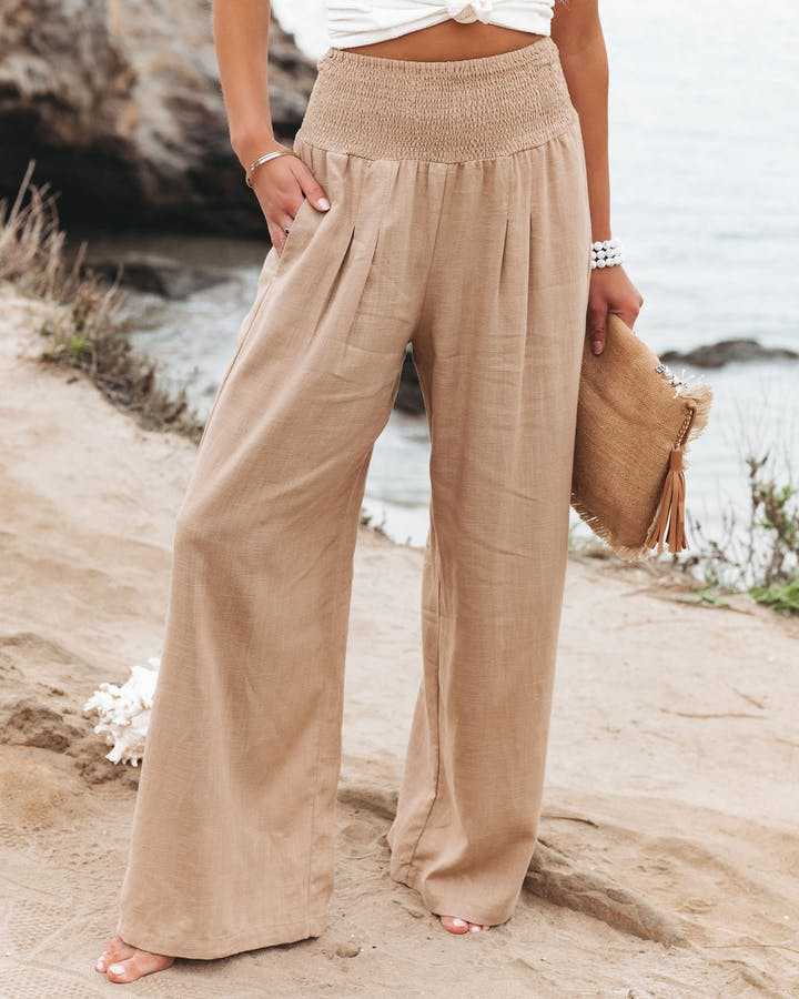 Aileen Wide Beach Trousers