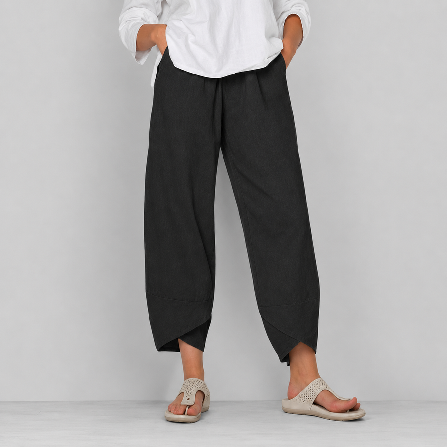 Riley light trousers with elasticated waist