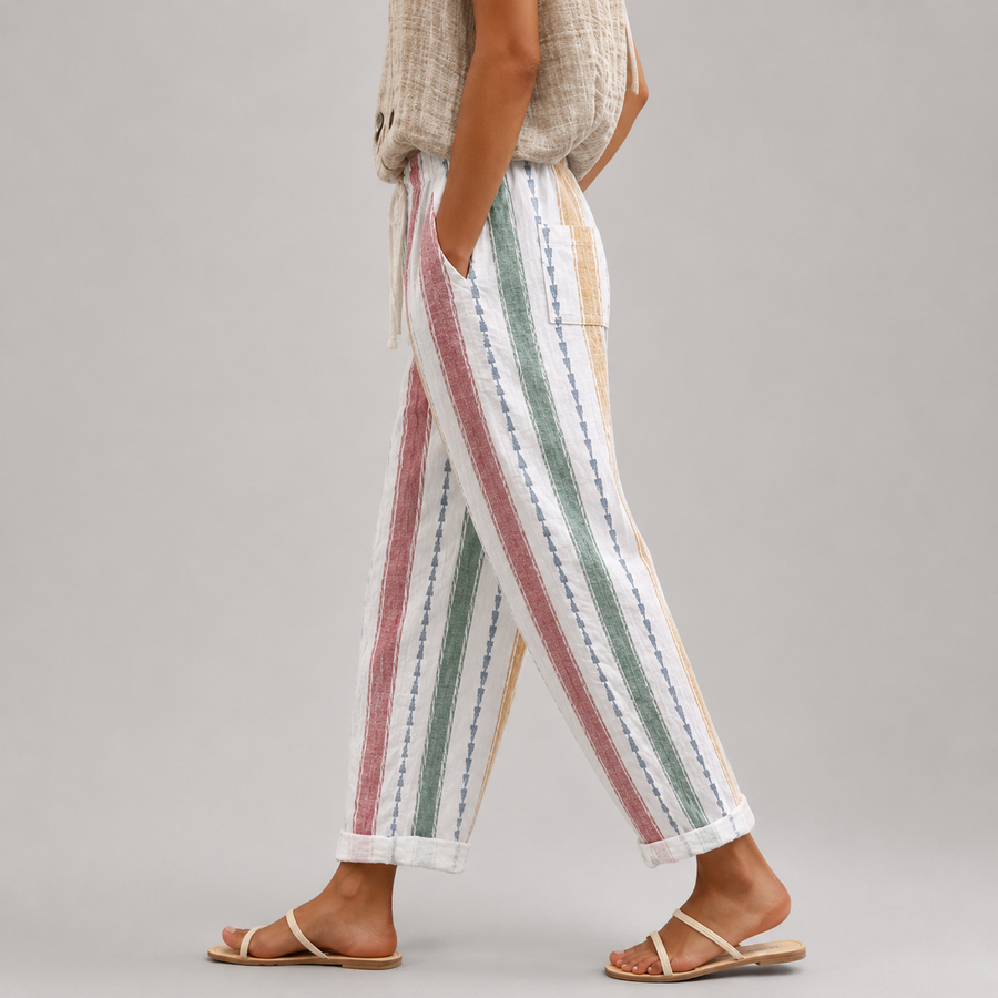 Talani Striped Casual Trousers