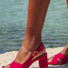 Céleste | Summer Sandals with Block Heel