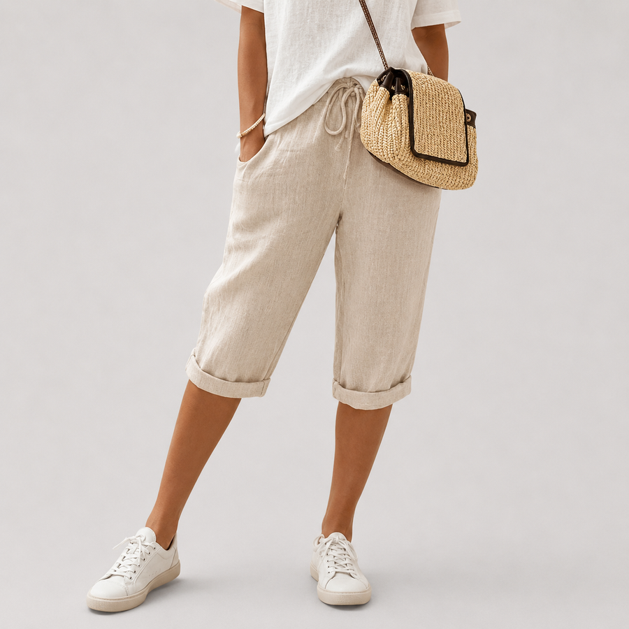 Comfortable Shorts with Elastic Waist
