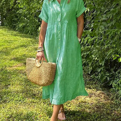 Women’s Dress | Striped Button-Up