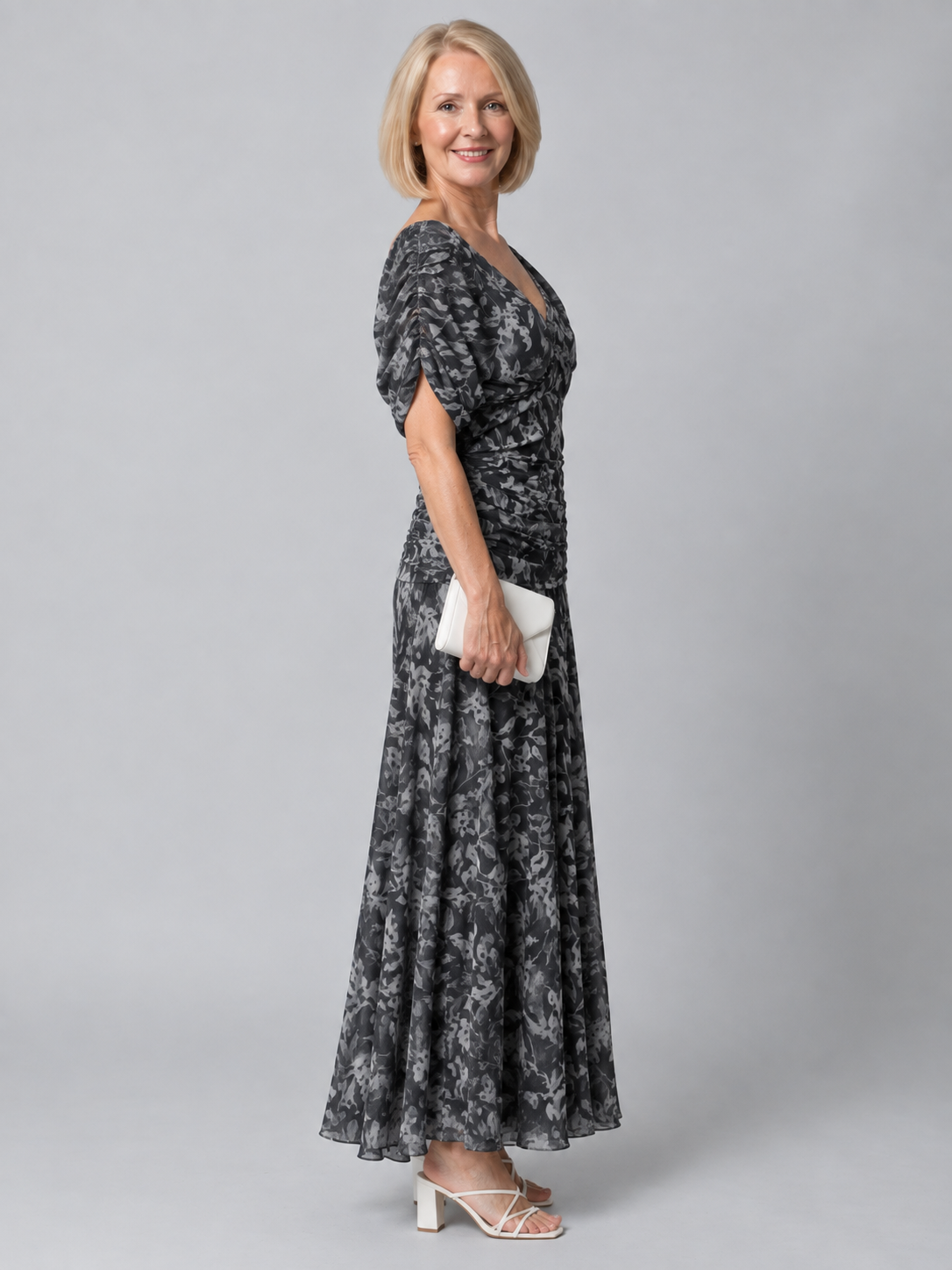 Calen™ Off Shoulder Flow Midi Dress