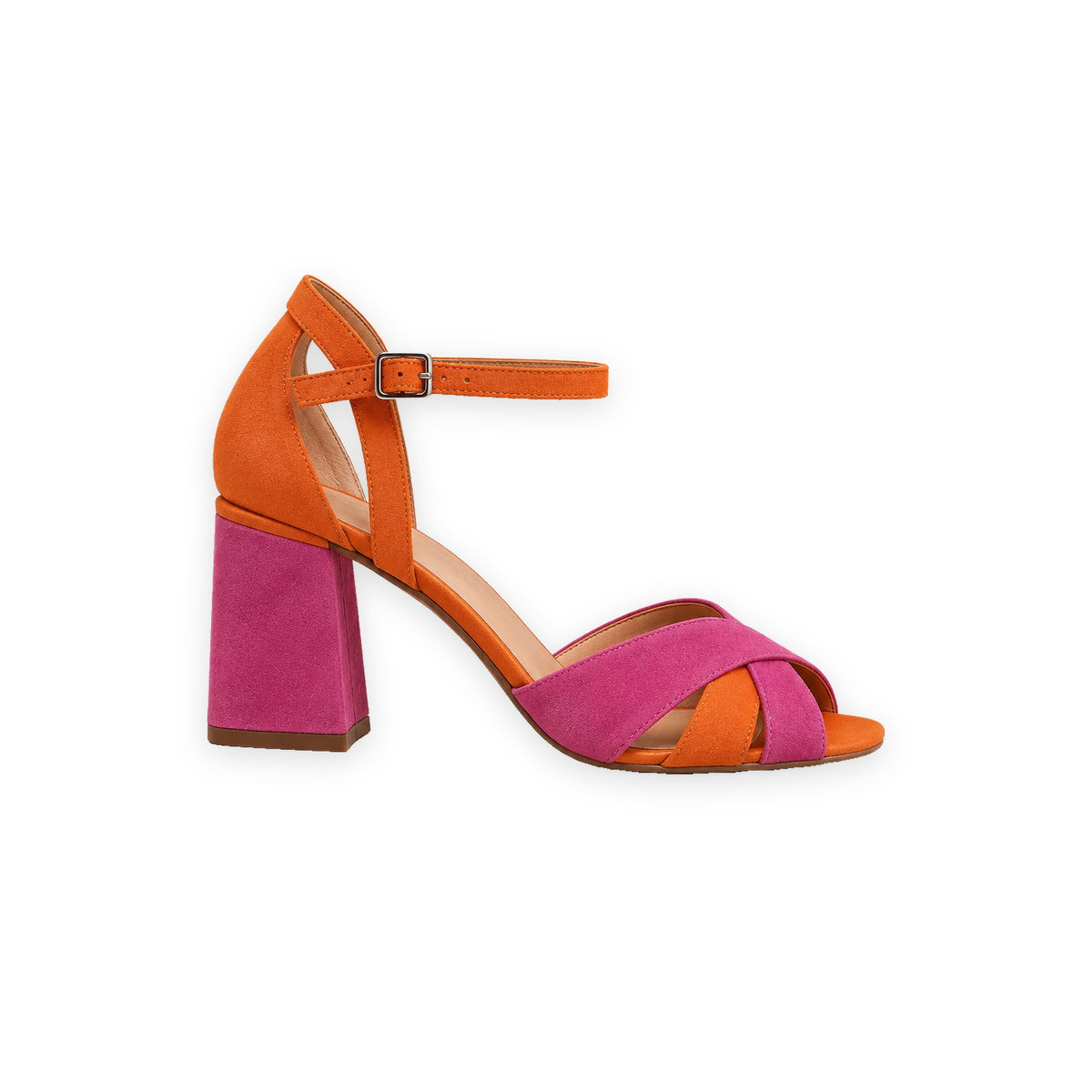 Ella | Colour-Block Crossover Sandals