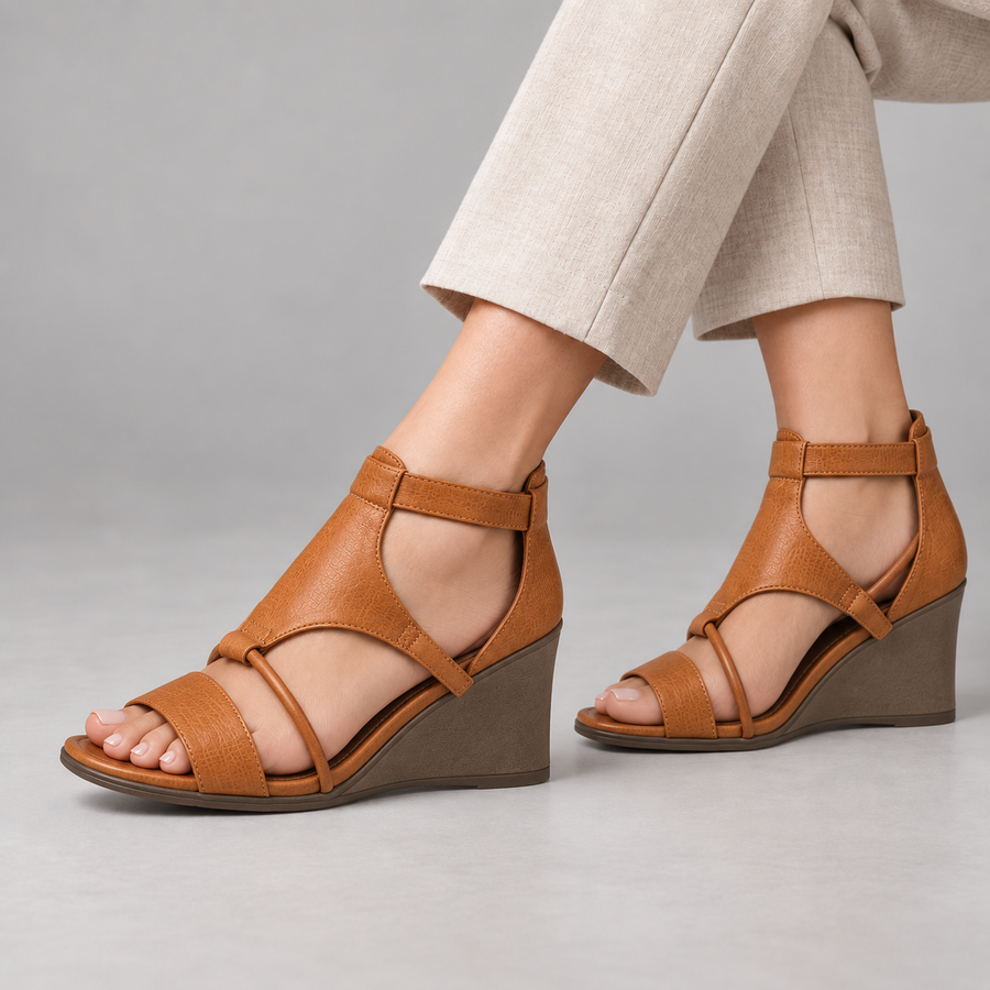 Annika Women's Everyday Comfort Wedge Sandals