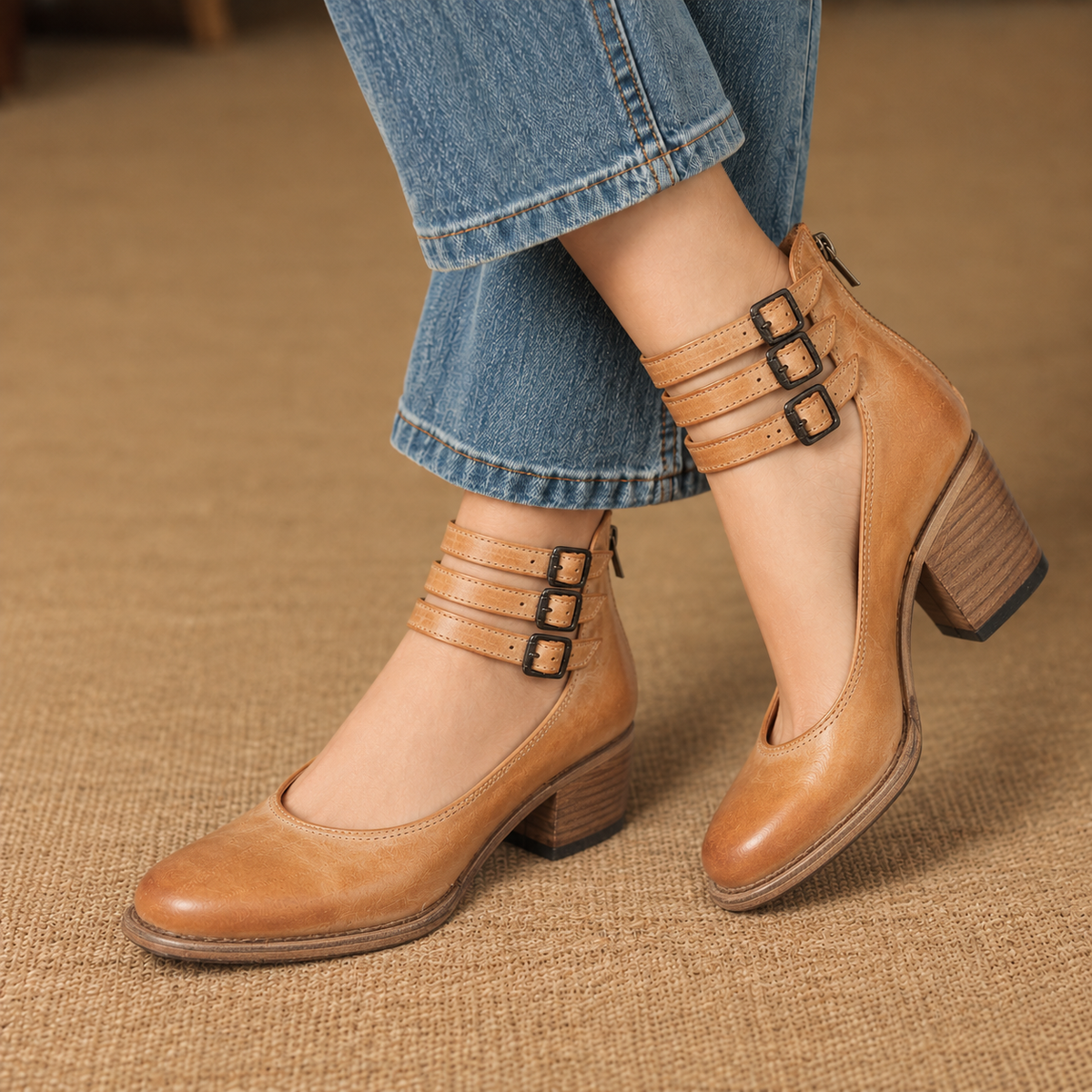 Mathilde Comfort Block Heel Shoes