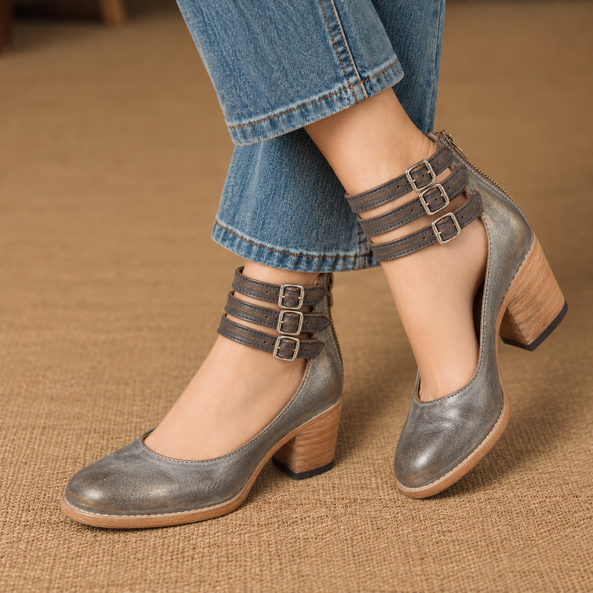 Mathilde Comfort Block Heel Shoes
