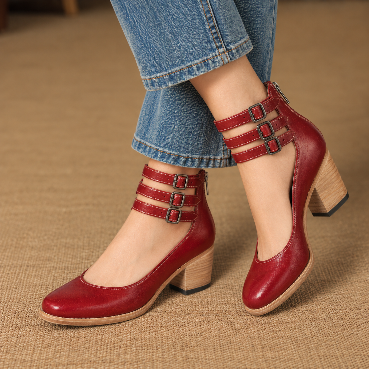 Mathilde Comfort Block Heel Shoes