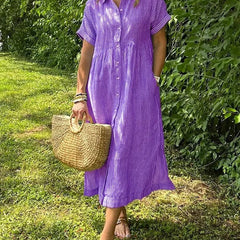 Women’s Dress | Striped Button-Up