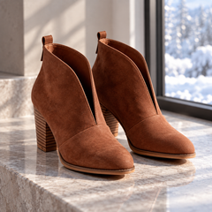 Carina V-Cut Ankle Boots