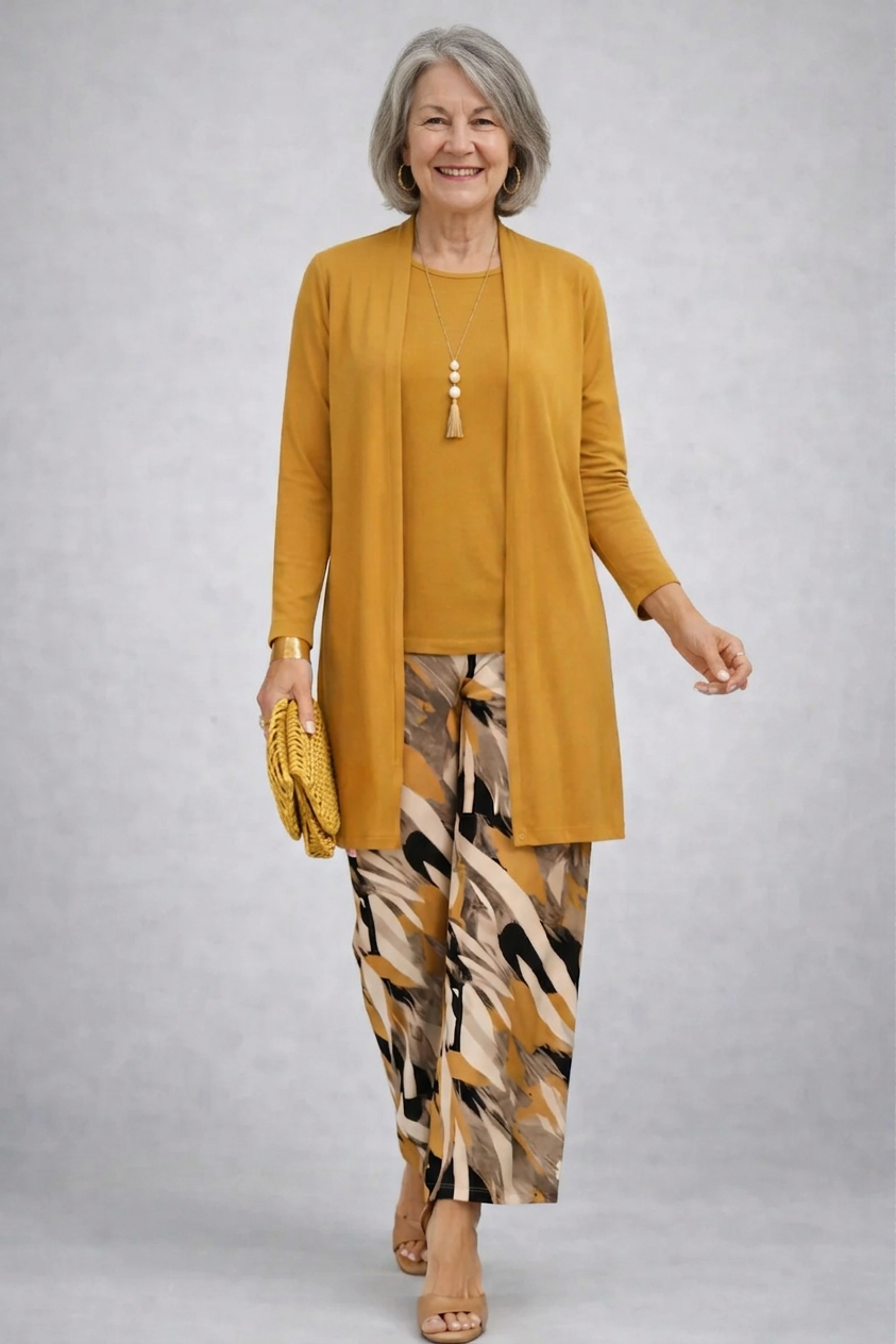 Three-Piece Set · Yellow