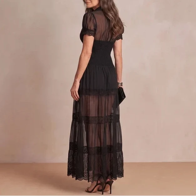 Sophia | Sheer Maxi Dress