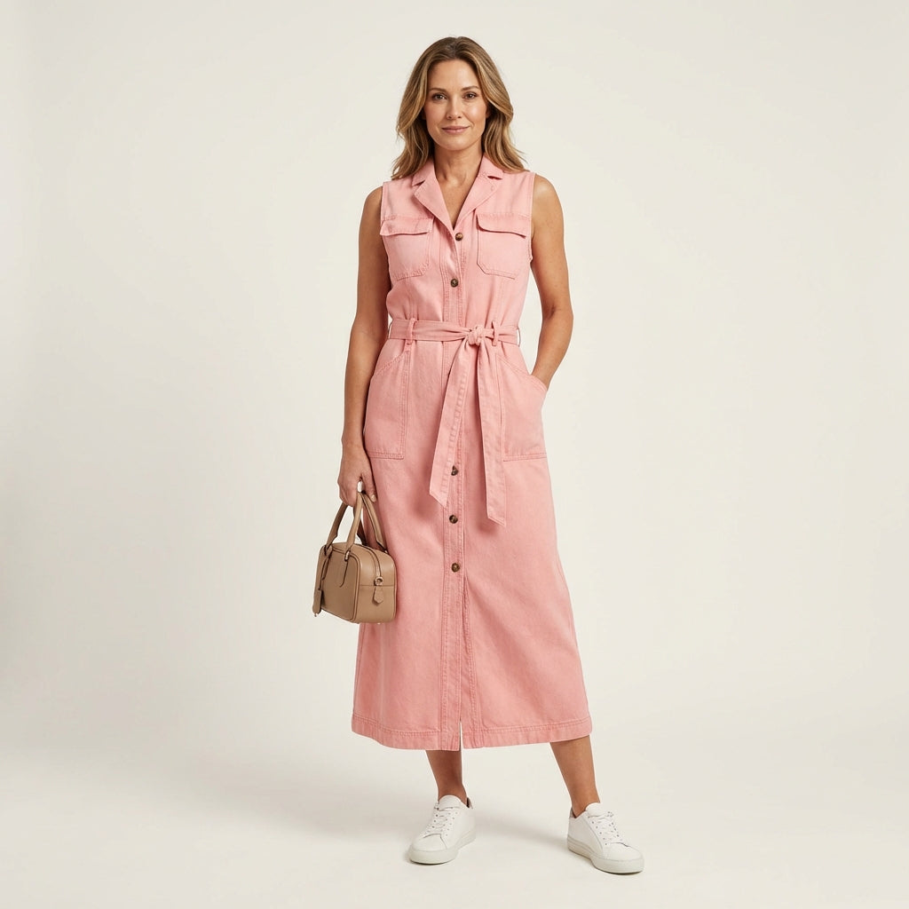 Georgina | Maxi Denim Dress
