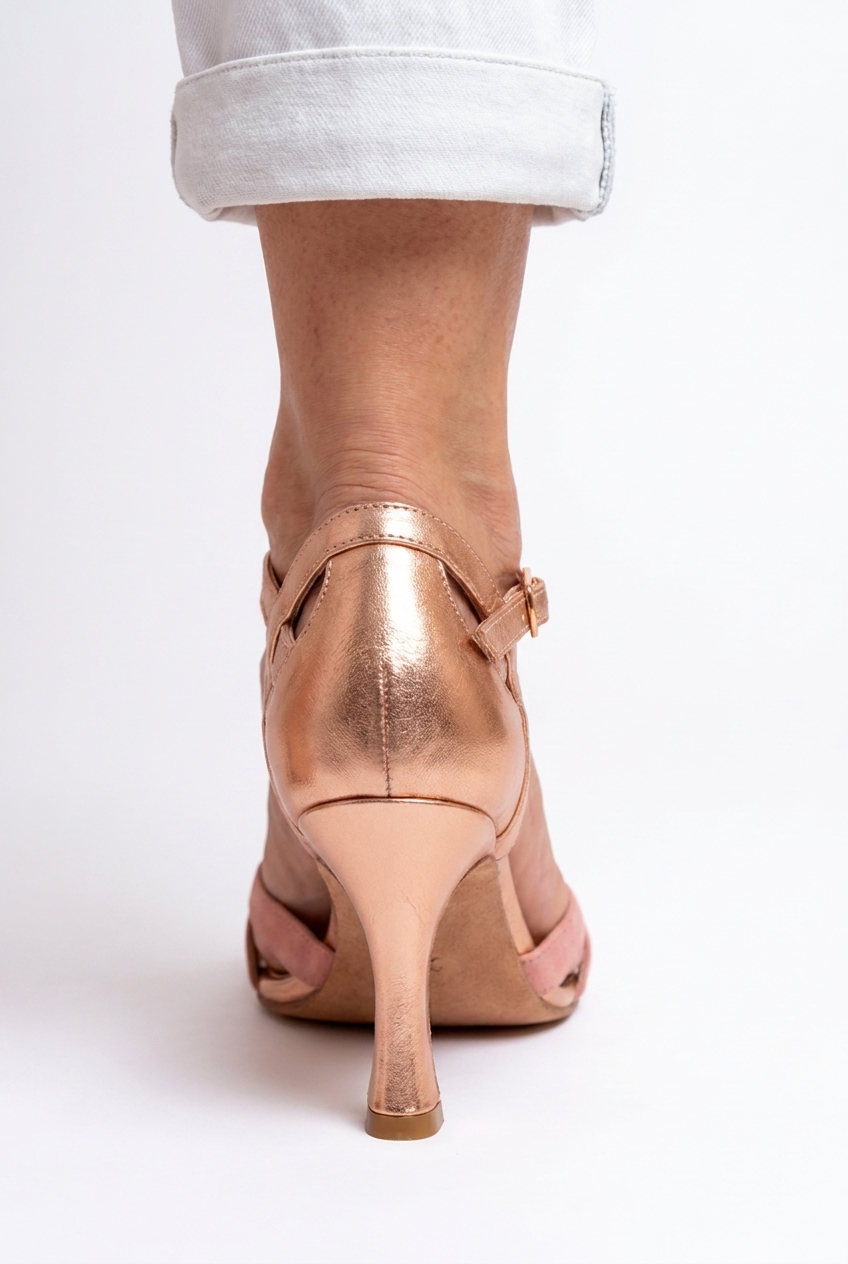 Danariah Strappy Heeled Sandals – Cushioned Comfort