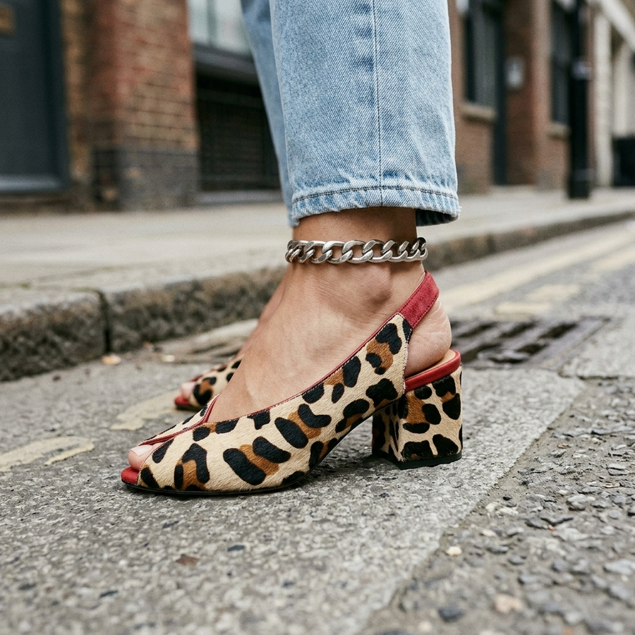Letizia | Women's Leopard Print Slingback
