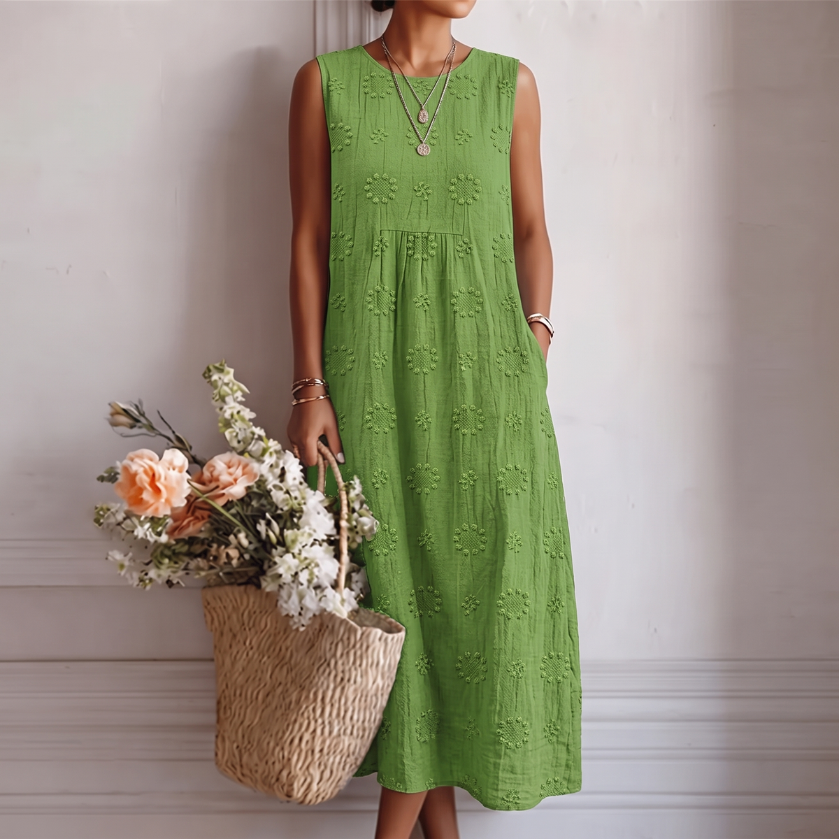 Olivia™ | Cool Everyday Midi Dress